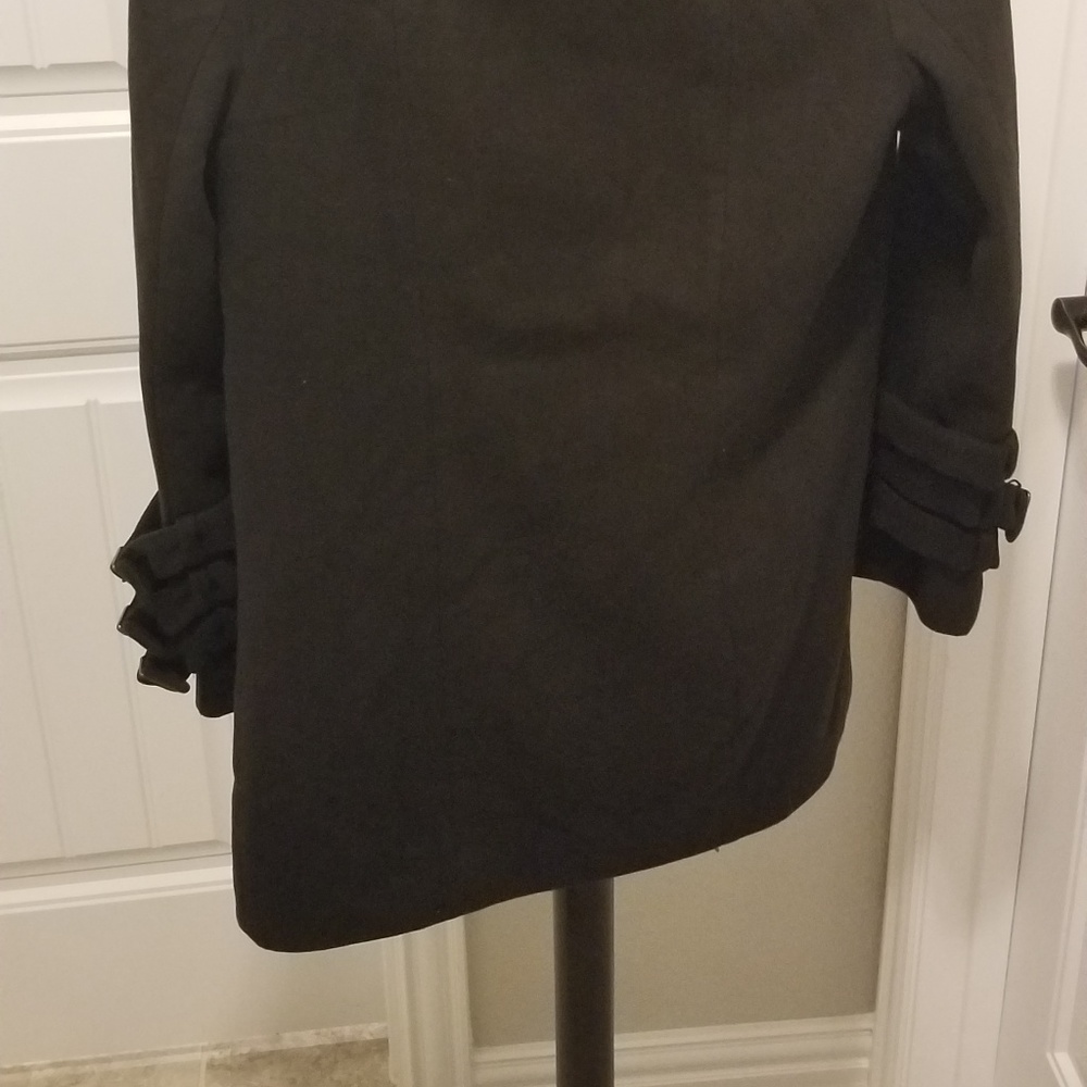 Black trench jacket - Picture 4 of 5